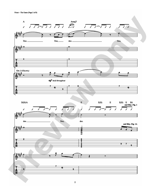 The Game - Soul Asylum - Guitar TAB (Digital Download)