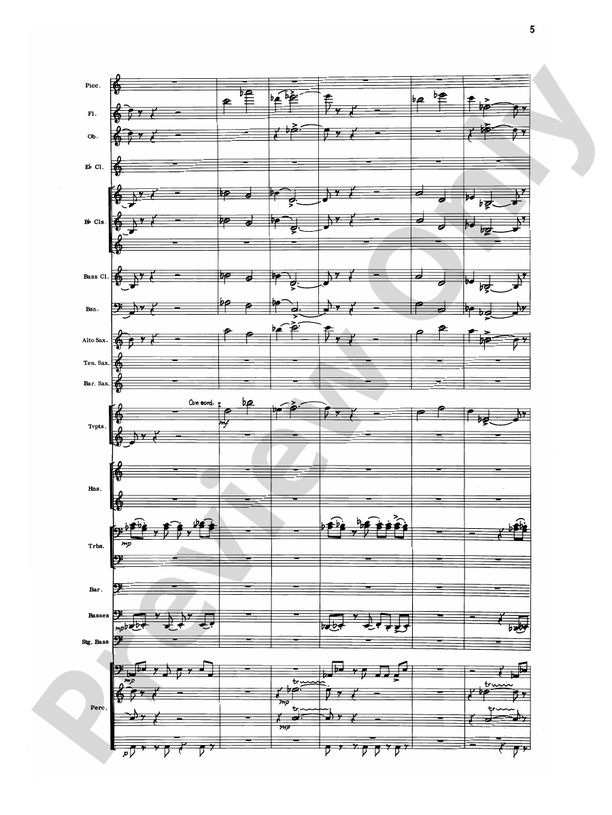 Liturgical Music for Band, Op. 33 - Concert Band Conductor Score & Parts (Digital Download)