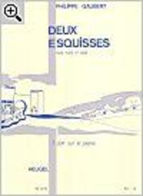 2 Esquisses: No.1 Soir Sur La Plaine - pour Flute et Piano - Philippe Gaubert - Flute Heugel & Cie