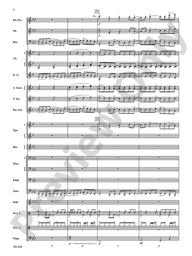 Dances of a Shimmering Spirit - Concert Band Conductor Score & Parts (Digital Download)