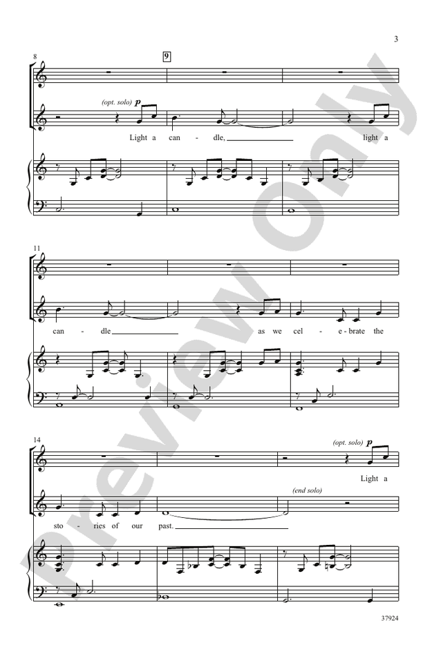 Light a Candle - Andy Beck – 2-Part Choral Octavo (Digital Download)