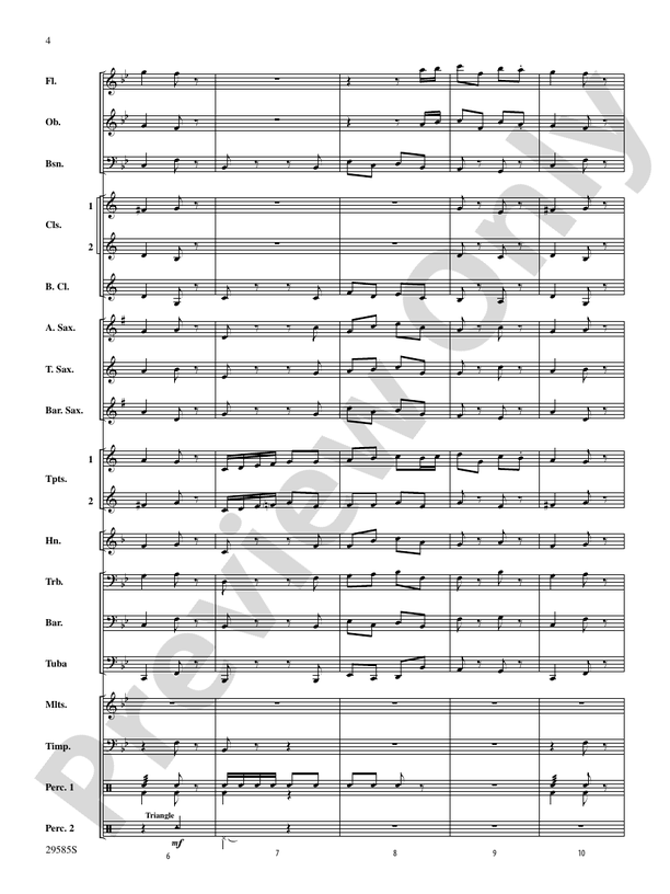 Three Folk Tunes - Concert Band Conductor Score & Parts (Digital Download)