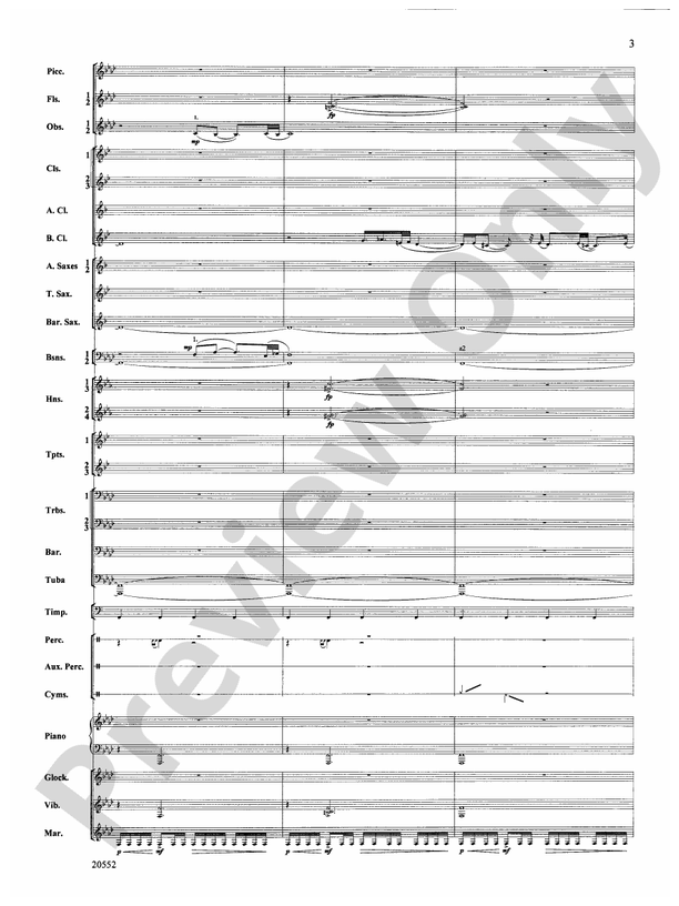 Chiaroscuro - Concert Band Conductor Score & Parts (Digital Download)