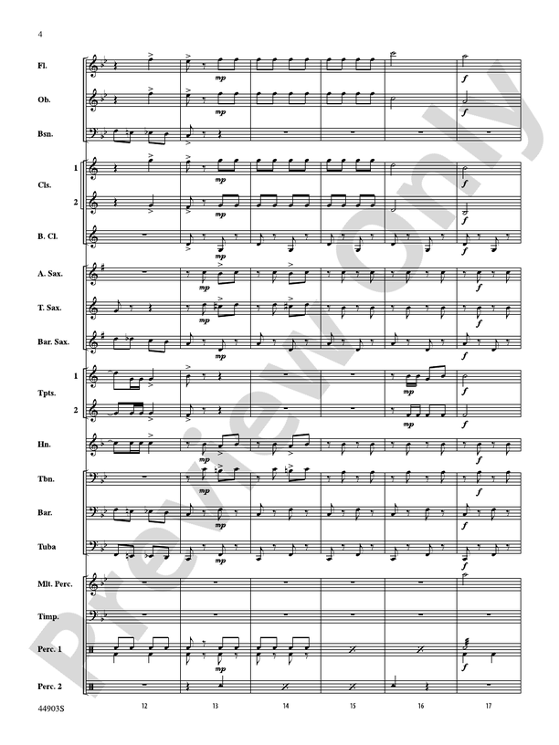 The U.S. Field Artillery - Concert Band Conductor Score & Parts (Digital Download)