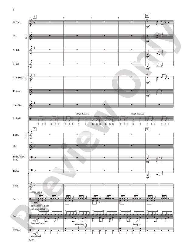 Slam Jam! - Concert Band Conductor Score & Parts (Digital Download)