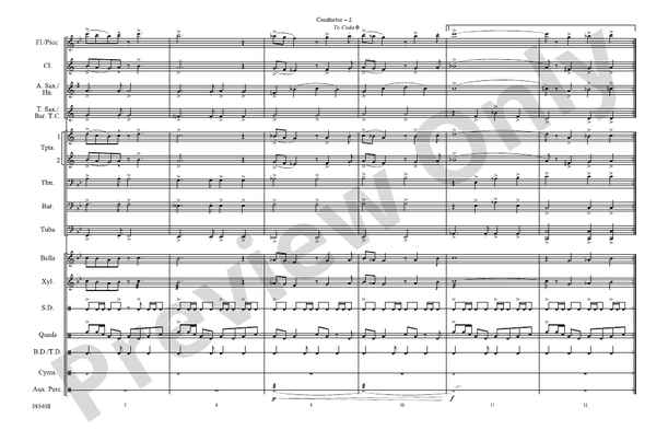 La Fiesta Del Tigre – Marching Band Conductor Score & Parts (Digital Download)