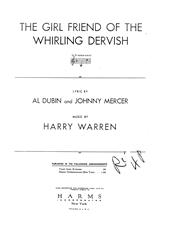 The Girl Friend Of The Whirling Dervish - Vocal/Piano (Digital Download)
