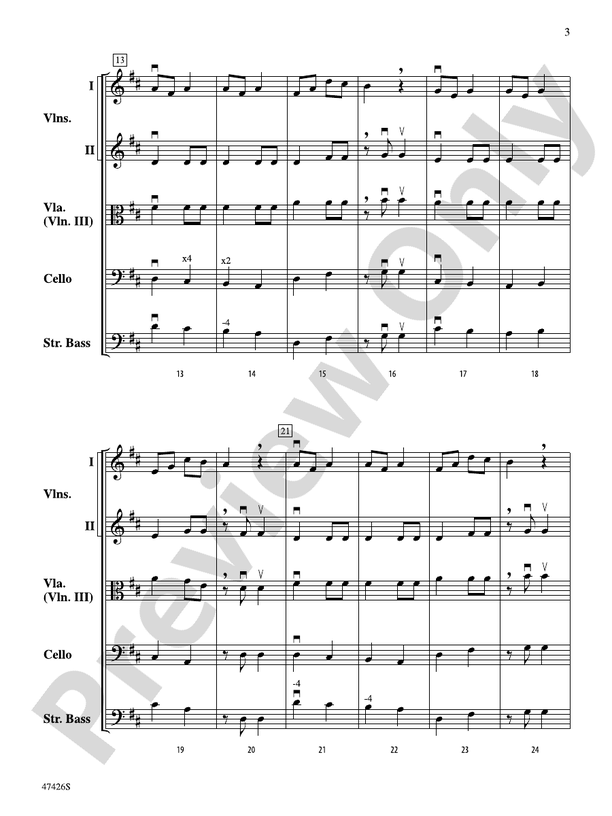 Hanukkah Dances - String Orchestra Conductor Score & Parts (Digital Download)