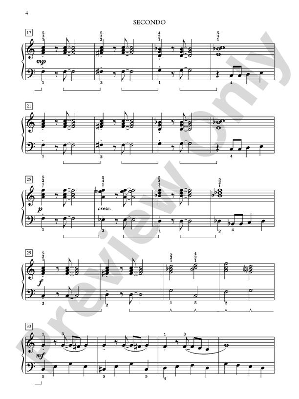 Dances for Two, Book 2: 5 Intermediate Piano Duets in Dance Styles - 1 Piano, 4 Hands (Digital Download)
