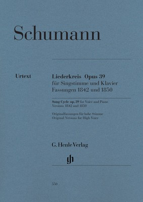 Liederkreis Song Cycle for High Voice Op 39