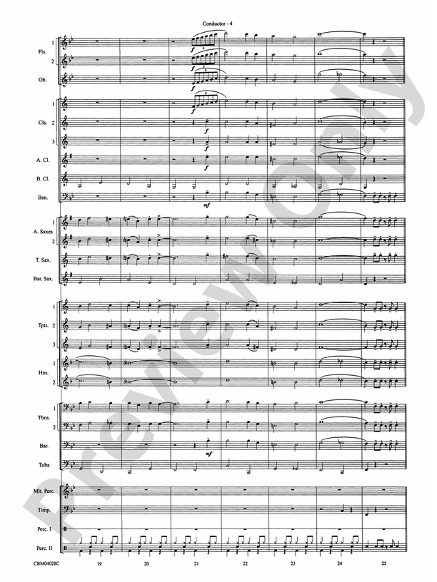 What's Up at the Symphony? Bugs Bunny's Greatest Hits (Medley) - Concert Band Conductor Score & Parts (Digital Download)