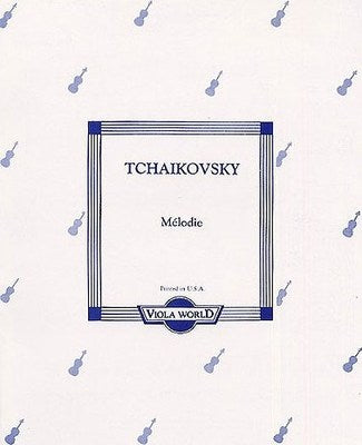 Tchaikovsky - Melodie - Viola/Piano Accompaniment arranged by Arnold Viola World VWP000041