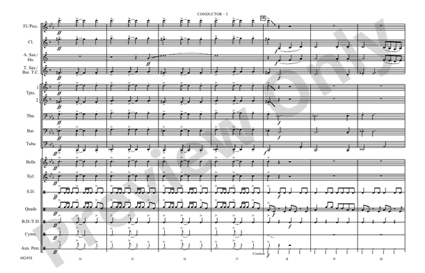 Malaguena – Marching Band Conductor Score & Parts (Digital Download)