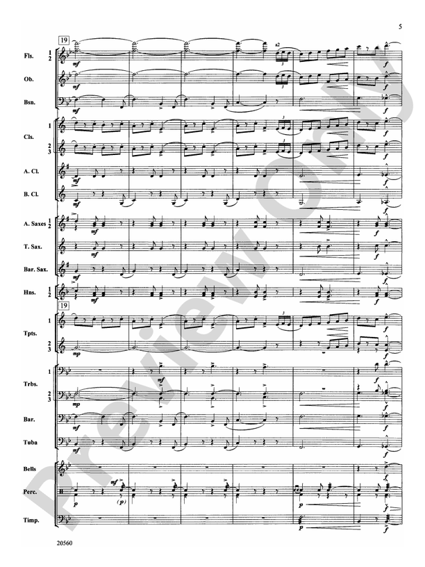 Marche Lorraine - Concert Band Conductor Score & Parts (Digital Download)
