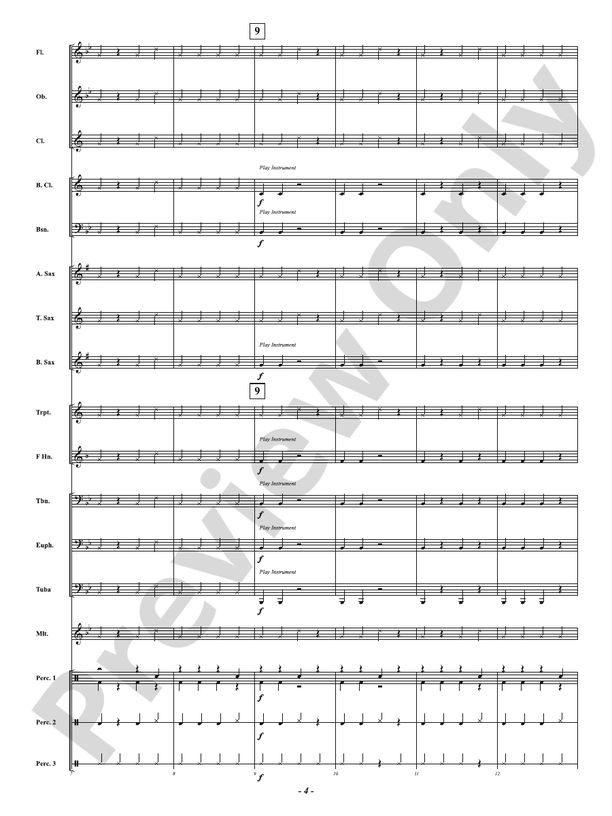 Santa Stomp! - Concert Band Conductor Score & Parts (Digital Download)