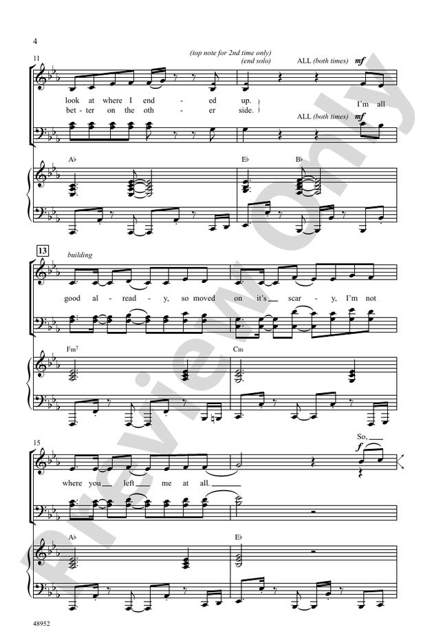 Don't Start Now – SATB Choral Octavo (Digital Download)