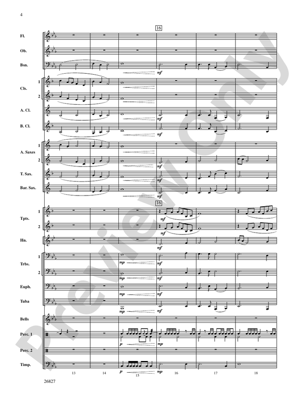 In Joyous Flight - Concert Band Conductor Score & Parts (Digital Download)