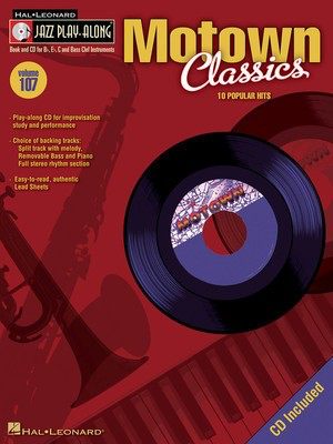 Motown Classics - Jazz Play-Along Volume 107 - Various - Bb Instrument|Bass Clef Instrument|C Instrument|Eb Instrument Hal Leonard Lead Sheet /CD