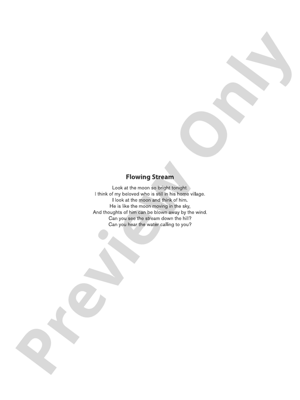 Flowing Stream - Concert Band Conductor Score & Parts (Digital Download)
