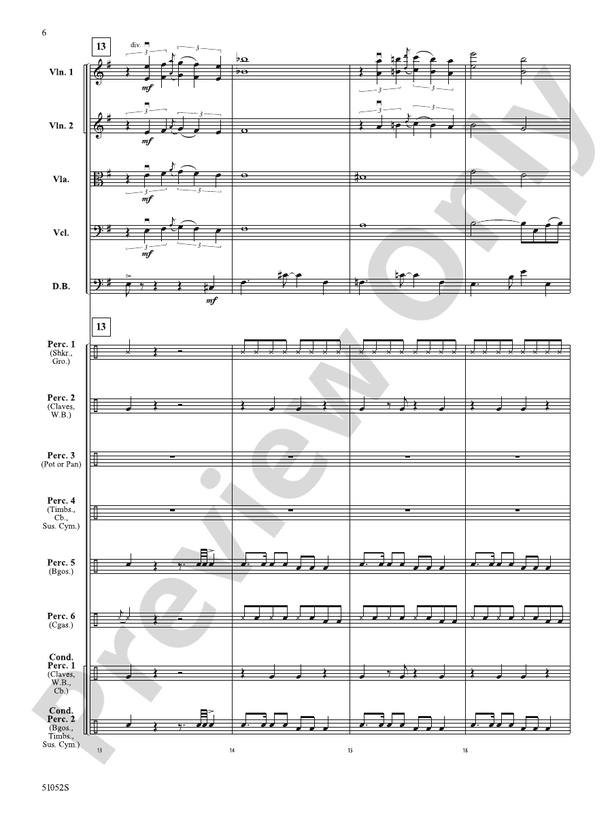 Prelude and Fiesta – String Orchestra Conductor Score & Parts (Digital Download)