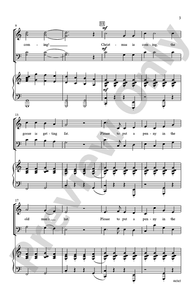 Christmas Is Coming – SAB Choral Octavo (Digital Download)