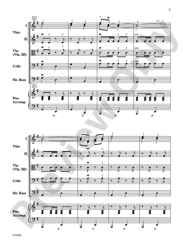 La Fiesta de Cuerdas - String Orchestra Conductor Score & Parts (Digital Download)