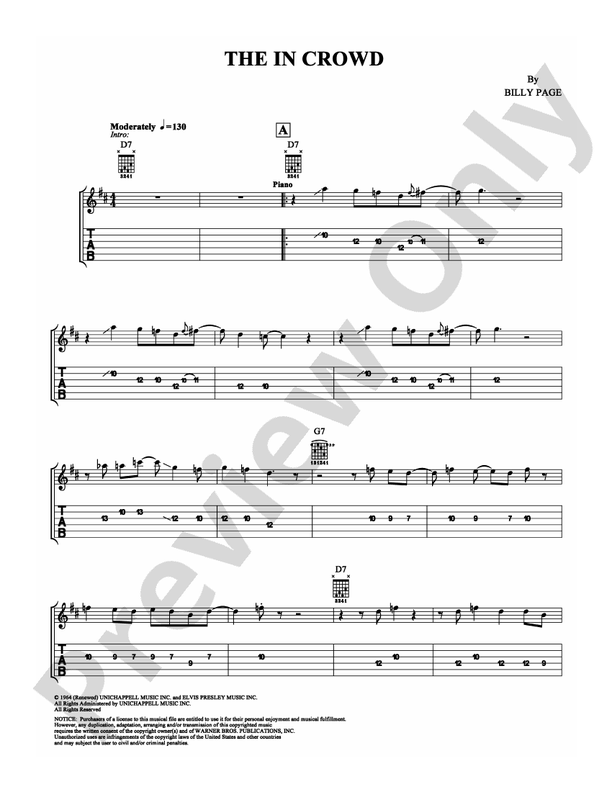 The In Crowd - Guitar TAB (Digital Download)