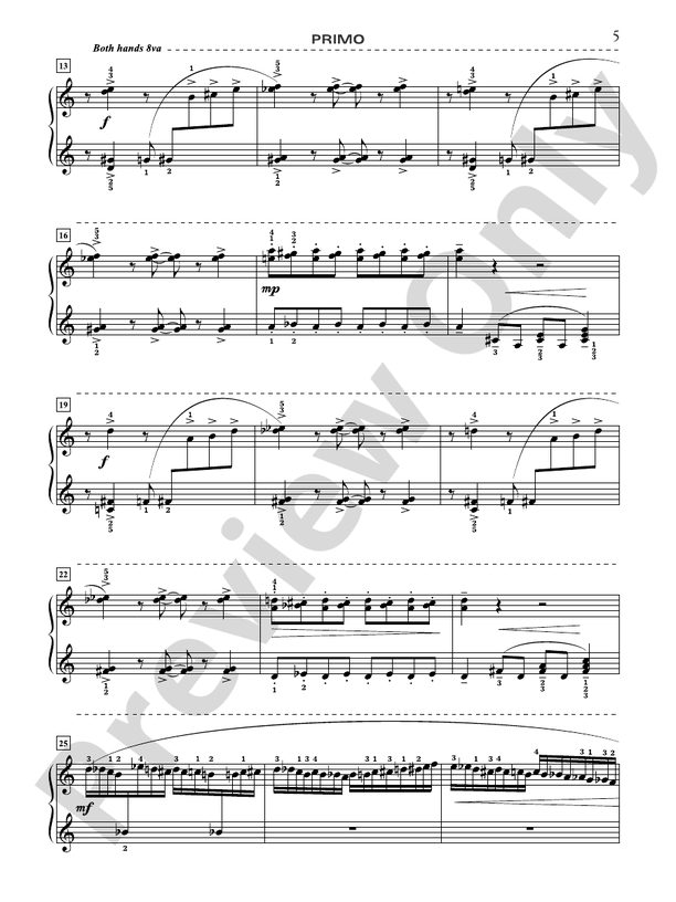 Bumble Boogie - 2 Pianos, 8 Hands (Digital Download)