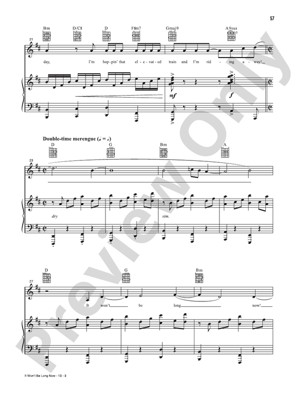 It Won't Be Long Now (Music from the Original Motion Picture Soundtrack, In The Heights) - PVG (Digital Download)