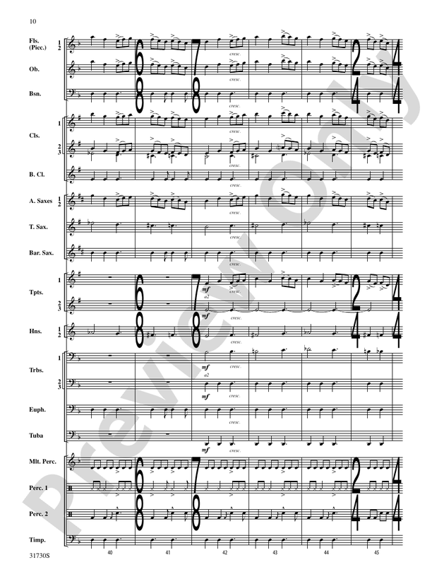 They Shall Run and Be Free - Concert Band Conductor Score & Parts (Digital Download)