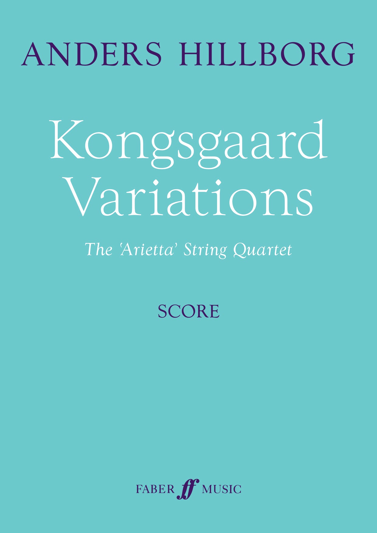 Kongsgaard Variations - String Quartet Full Score (Digital Download)