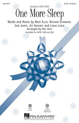 One More Sleep - SAB Mac Huff Hal Leonard Octavo