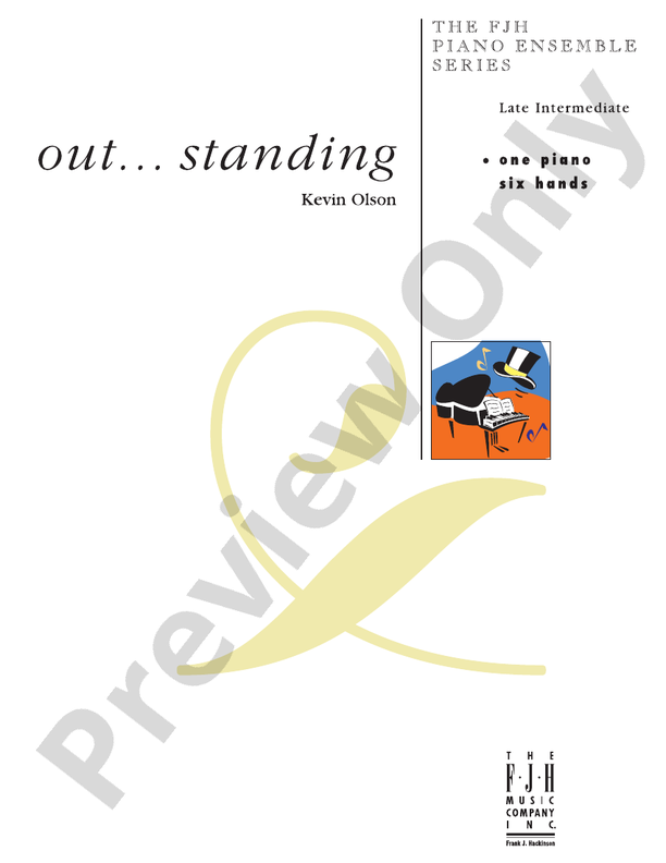 out. . .standing - Piano (Digital Download)