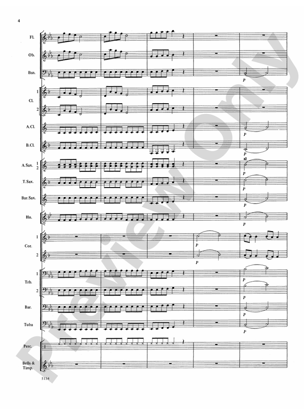 Santa at the Symphony - Concert Band Conductor Score & Parts (Digital Download)