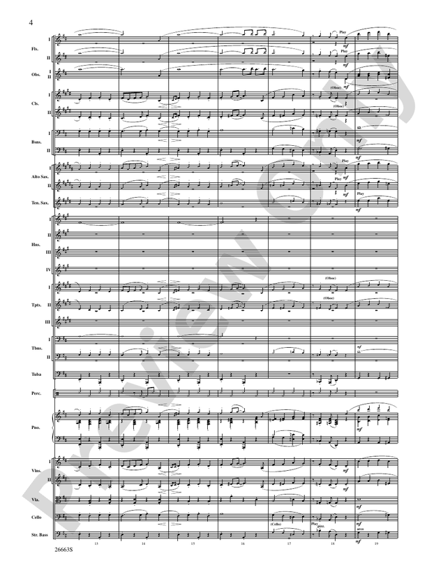 The Syncopated Clock (Grade 4) – Full Orchestra Conductor Score & Parts (Digital Download)