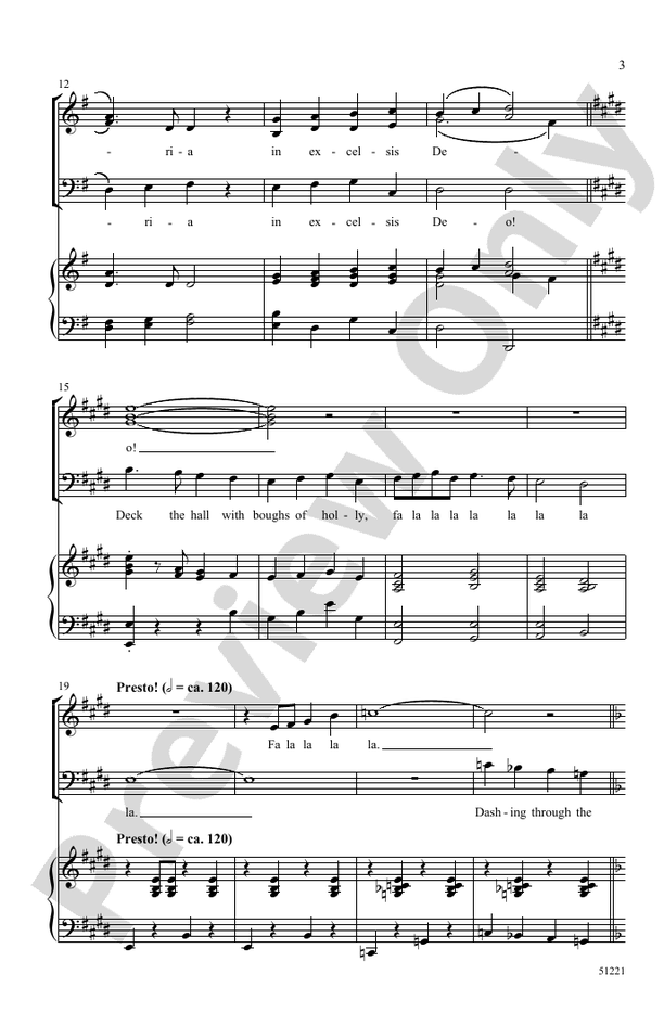A Festive Christmas Trilogy - SSAB Choral Octavo (Digital Download)