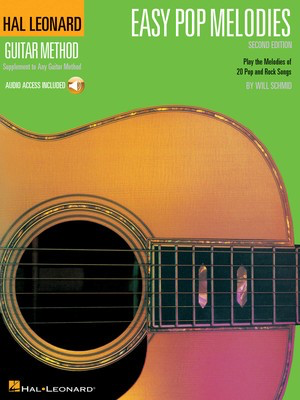 Easy Pop Melodies - 2nd Edition - Book/CD Pack - Guitar Hal Leonard Sftcvr/Online Audio
