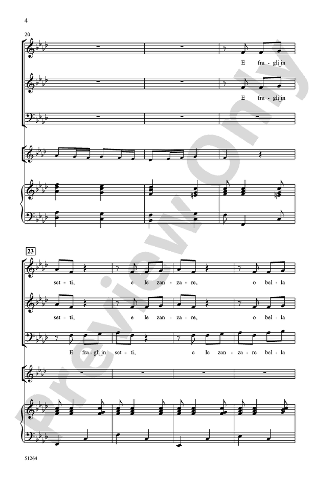 Bella Ciao - 3 Part Mixed Choral Octavo (Digital Download)