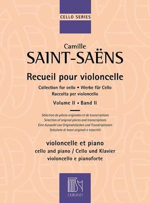 Collection for Cello Volume 2 - Selection of original pieces and transcriptions - Camille Saint-Saens - Cello Durand Editions Musicales