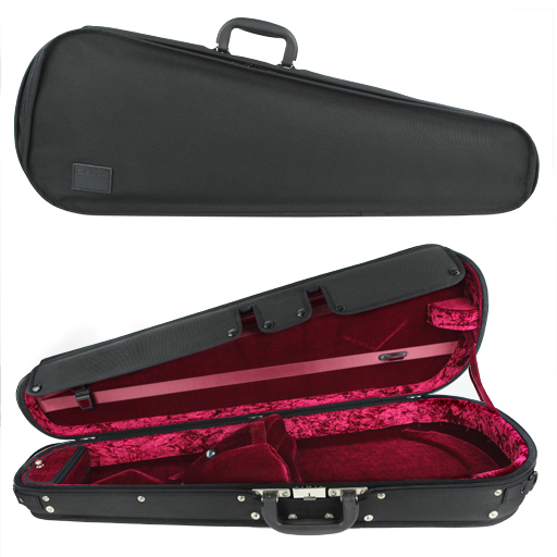 GEWA Liuteria Concerto Adjustable Shaped Viola Case Black/Red