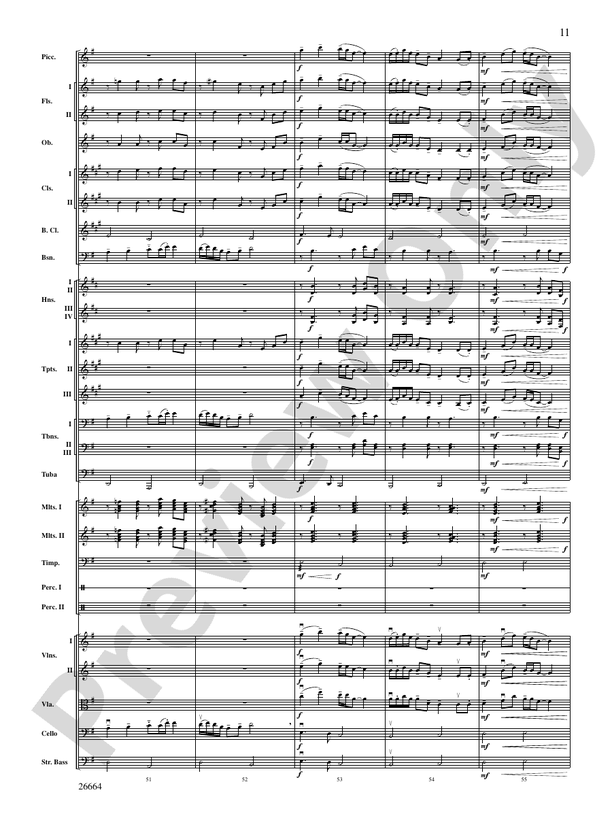 Tatarian Dances – Full Orchestra Conductor Score & Parts (Digital Download)