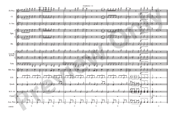 Shorties #16 – Marching Band Conductor Score & Parts (Digital Download)