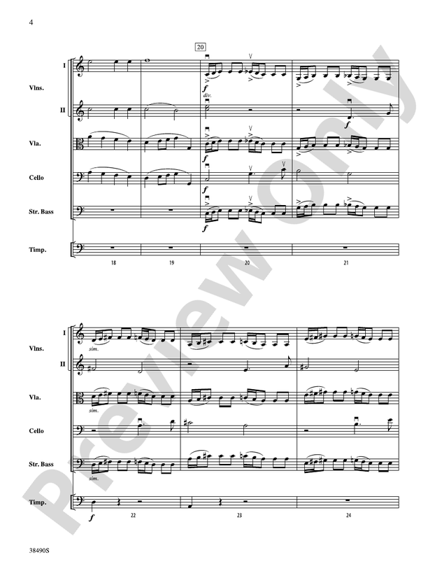 Two Selections from Mozart's Requiem Mass – String Orchestra Conductor Score & Parts (Digital Download)