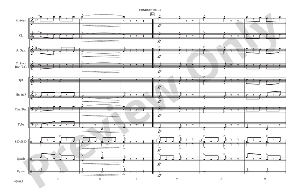 Funiculi, Funicula – Marching Band Conductor Score & Parts (Digital Download)