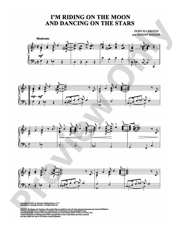 I'm Riding on the Moon and Dancing on the Stars - Piano (Digital Download)