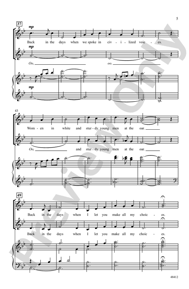 Back to Before – SSA Choral Octavo (Digital Download)