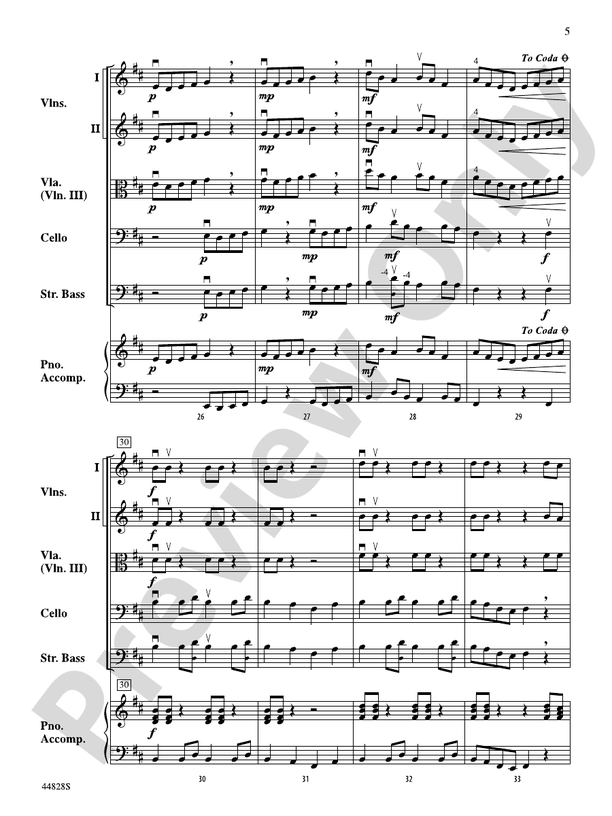 Ninja - String Orchestra Conductor Score & Parts (Digital Download)