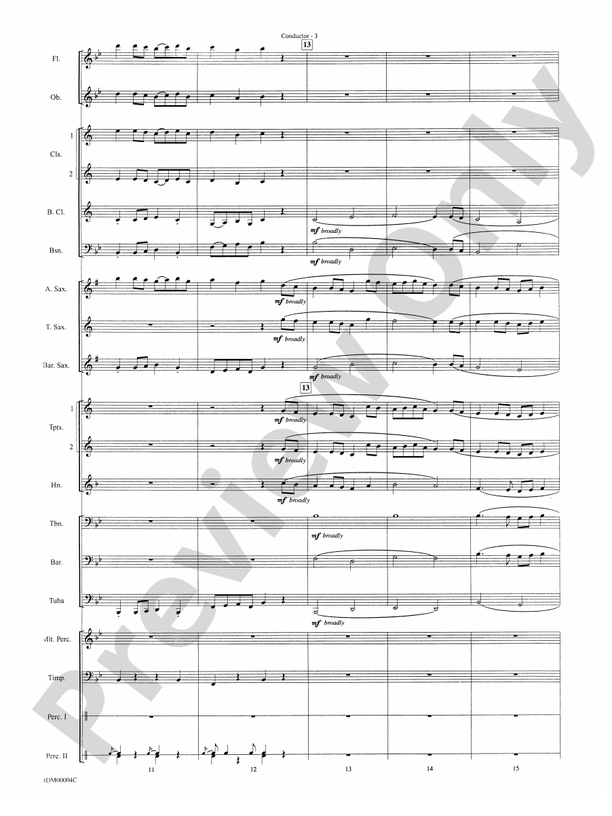 Paths of Glory - Concert Band Conductor Score & Parts (Digital Download)
