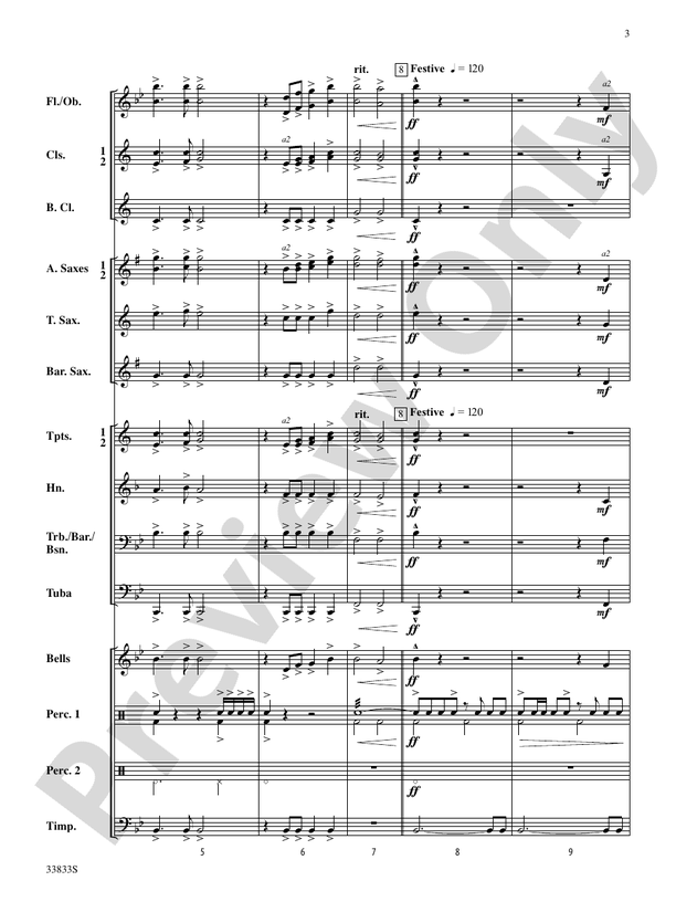 Stonybrook Overture - Concert Band Conductor Score & Parts (Digital Download)