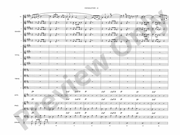 Begin the Beguine (Arr. Jeff Hest) - Jazz Ensemble Conductor Score & Parts (Digital Download)